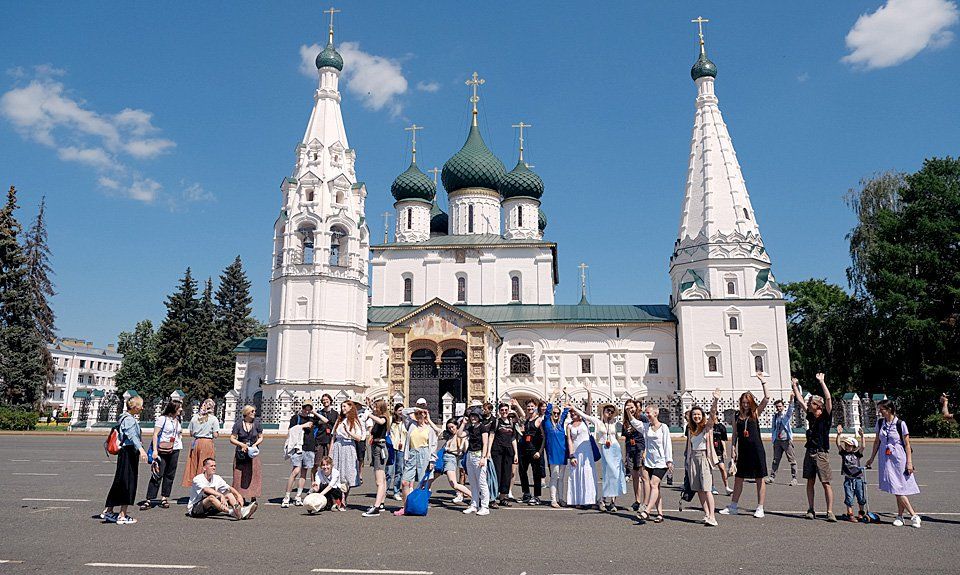 Просветительский этап проекта «От города к миру. Великое посольство проектирование будущего» — совместная поездка в Ярославль. Фото: ПАО «Газпром»