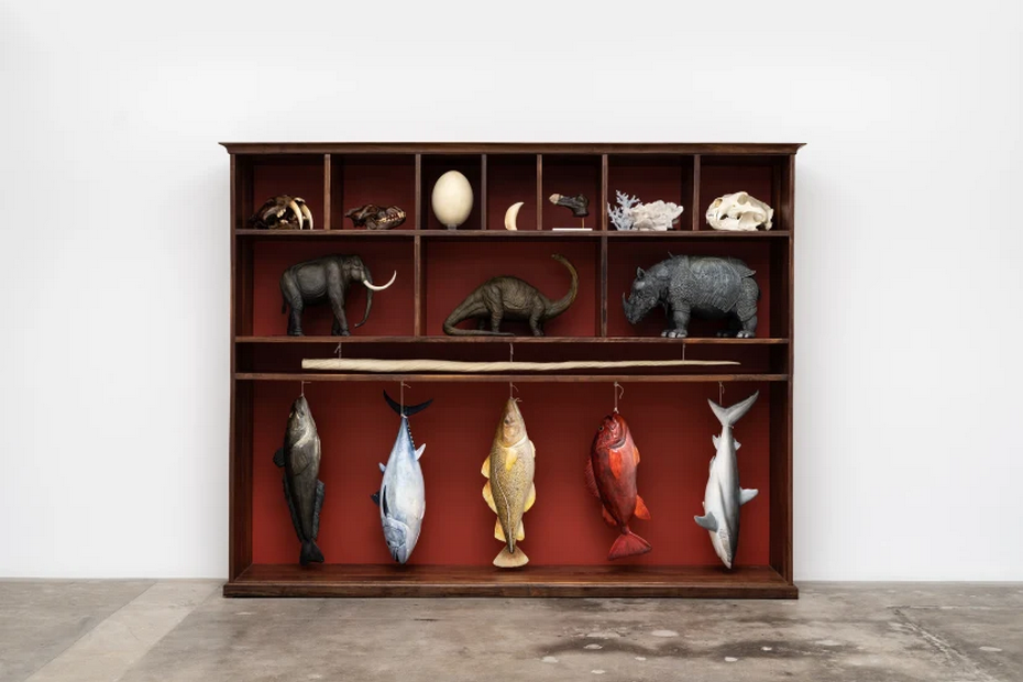 «Cabinet of Extinction», Марк Дион, 2022 поменять на Mark Dion. Cabinet of Extinction, 2022. 